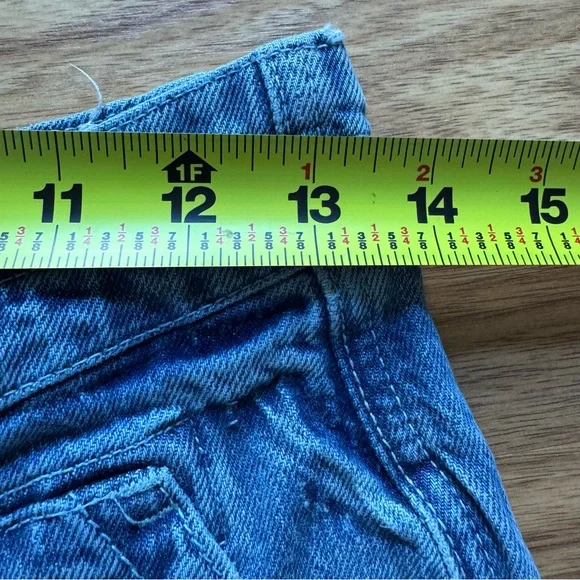 Anthropology Pilcro The Wanderer Relaxed Jeans Blue Denim Boho Straight 27 - Picture 9 of 16